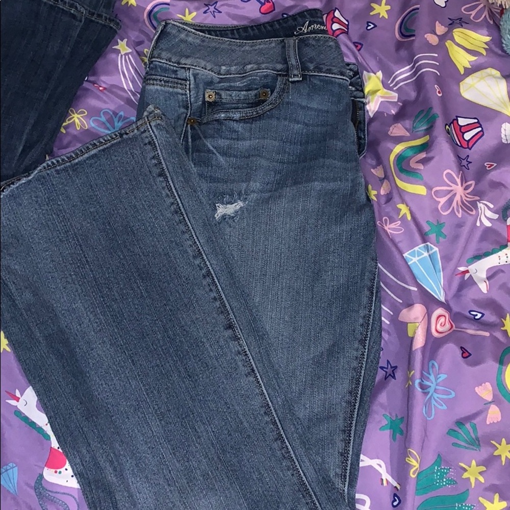 american eagle flare jeans